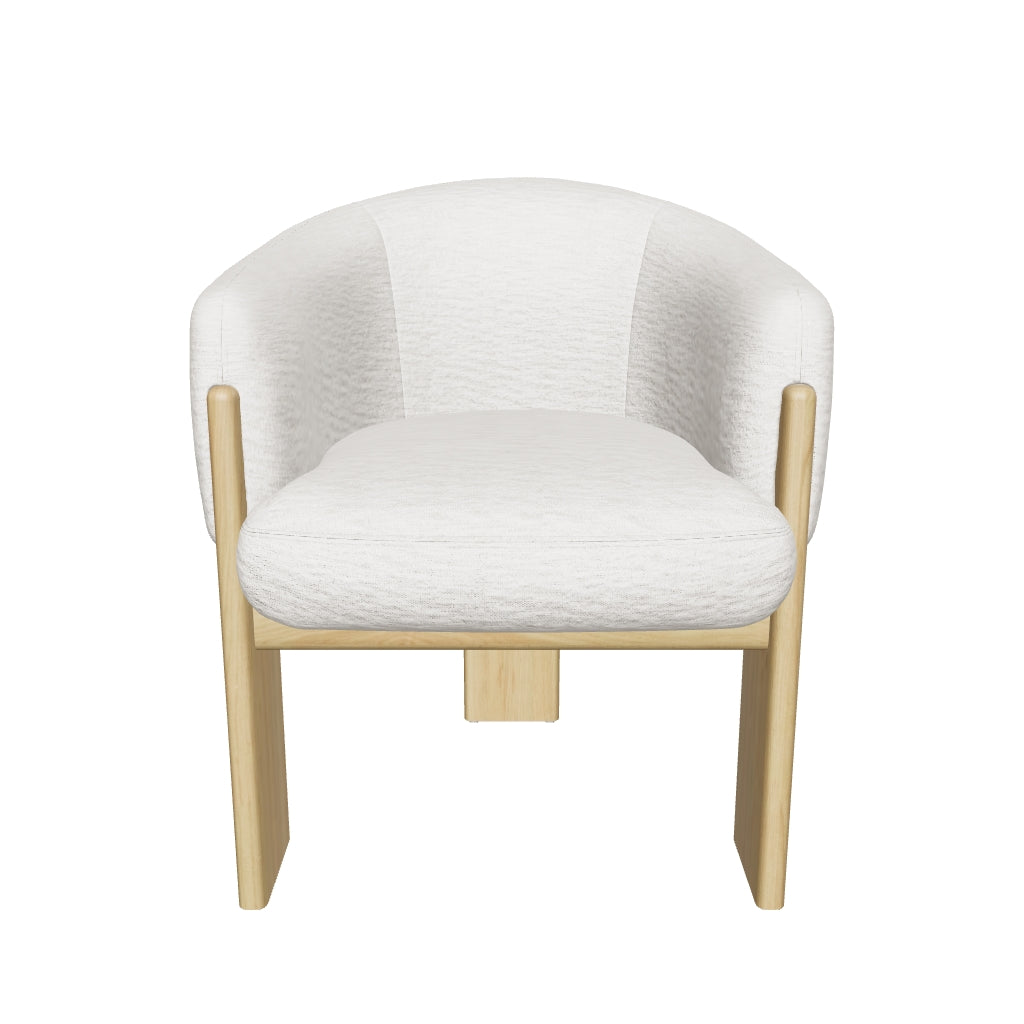 Trine Dining Armchair - Rustic Oak – Sunpan Trading & Importing, Inc.