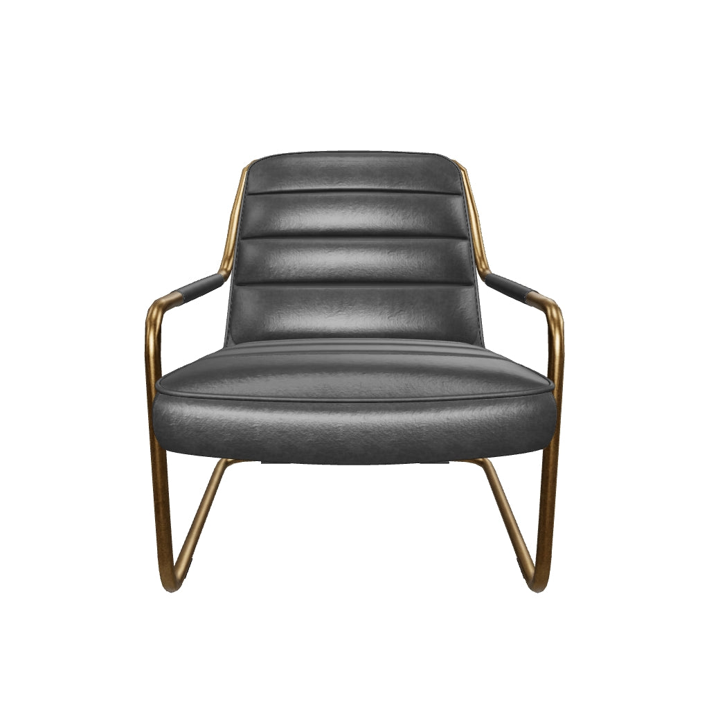 ★PARTIMENTO★ Antique Chair Layered Long Sleeve Charcoal PARTIMENTO
