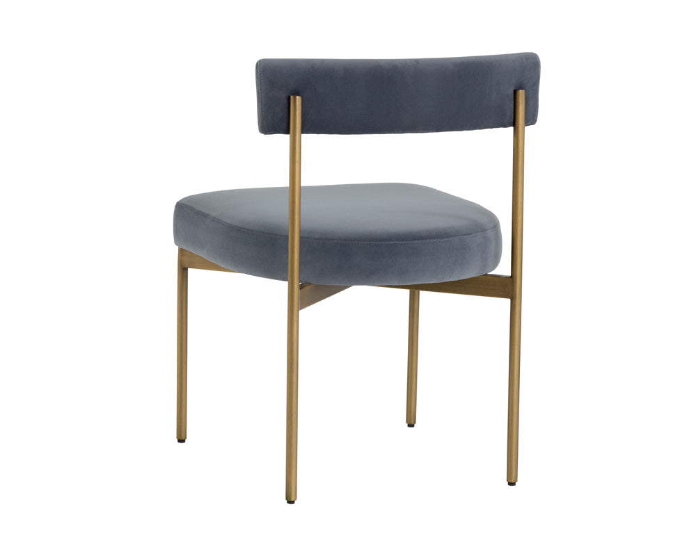 Seneca Dining Chair - Antique Brass