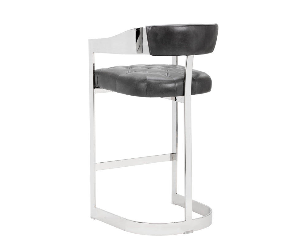 Beaumont Barstool - Stainless Steel
