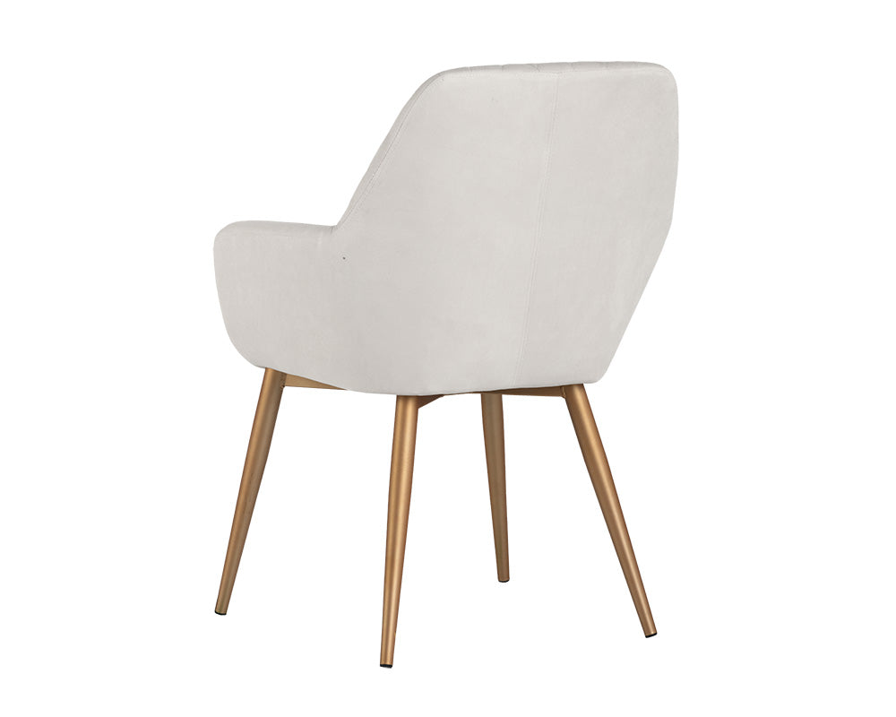 Jayna Dining Armchair - Champagne Gold