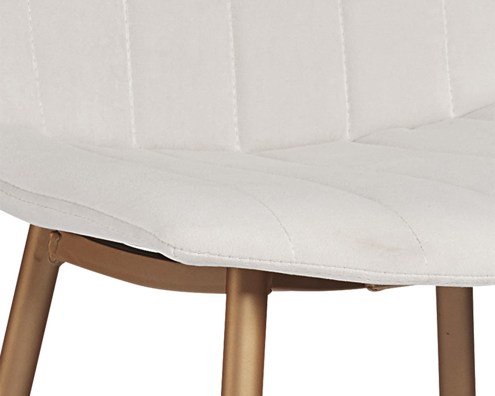 Drew Dining Chair - Champagne Gold
