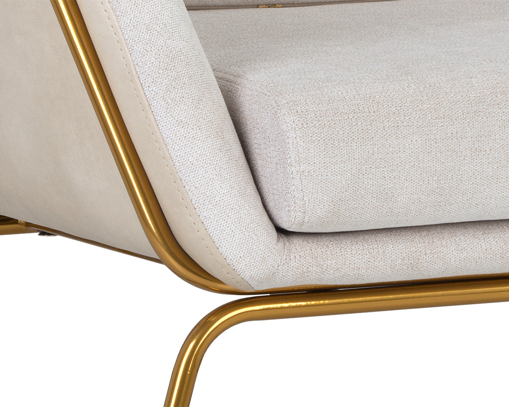 Watts Lounge Chair - Gold