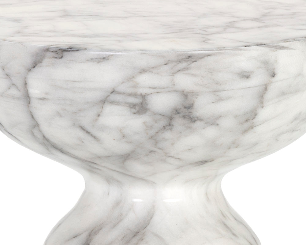 Goya End Table - Marble Look