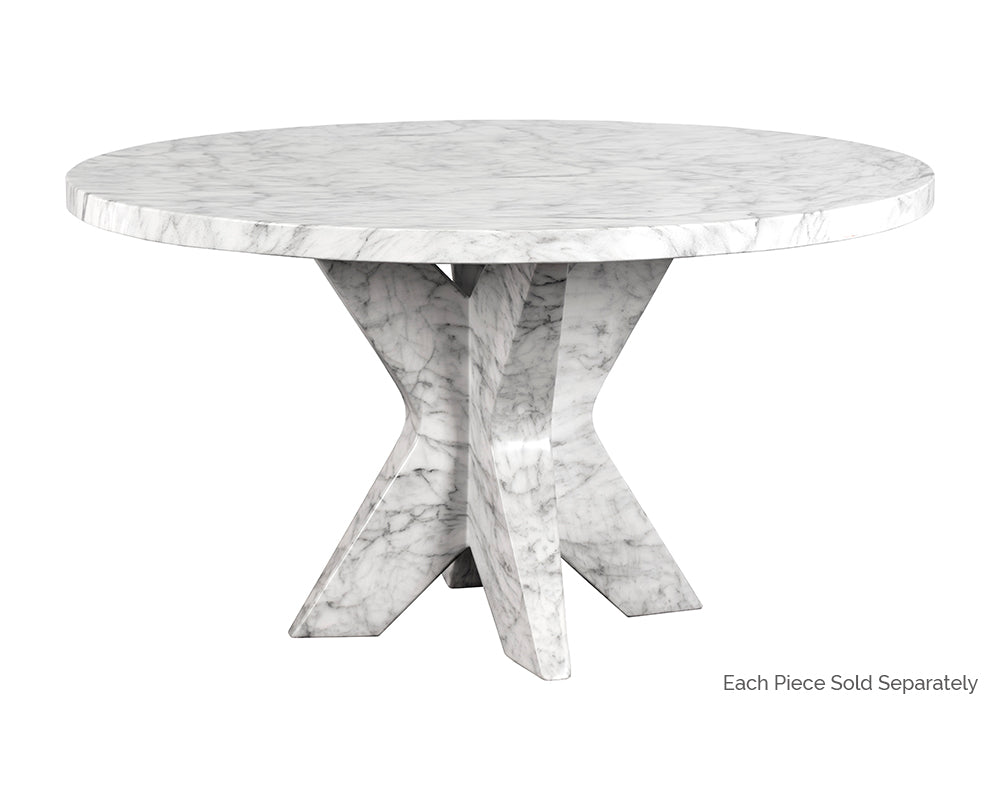 Cypher black online marble dining table