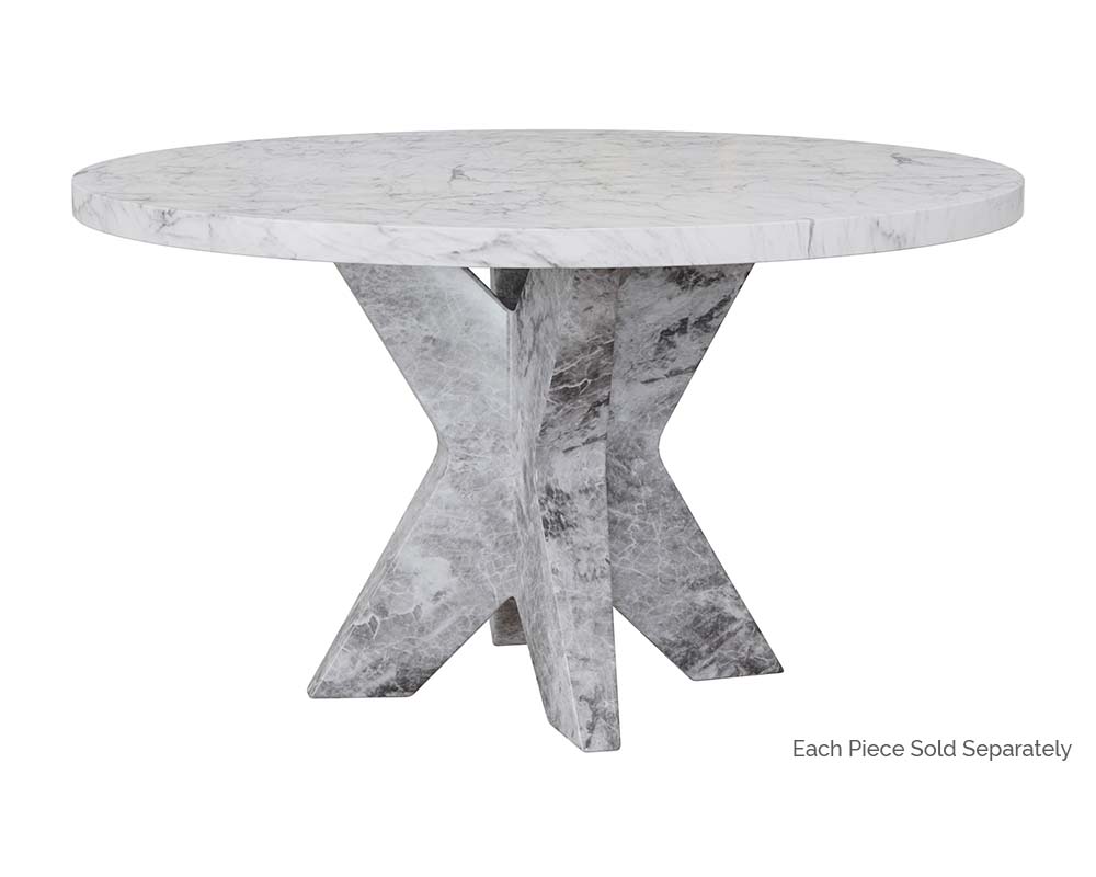 Cypher black marble on sale dining table