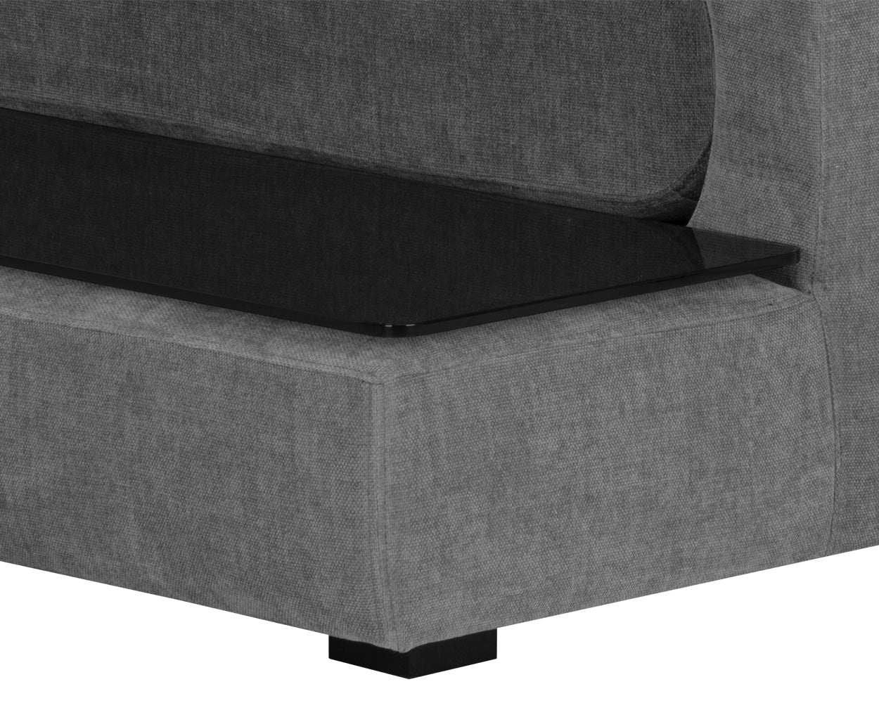 Harmony Modular - Armless Chair - Right Shelf