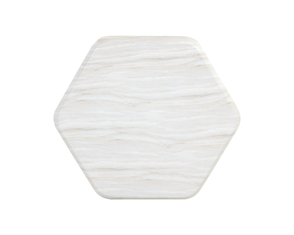 Spezza Coffee Table - Marble Look