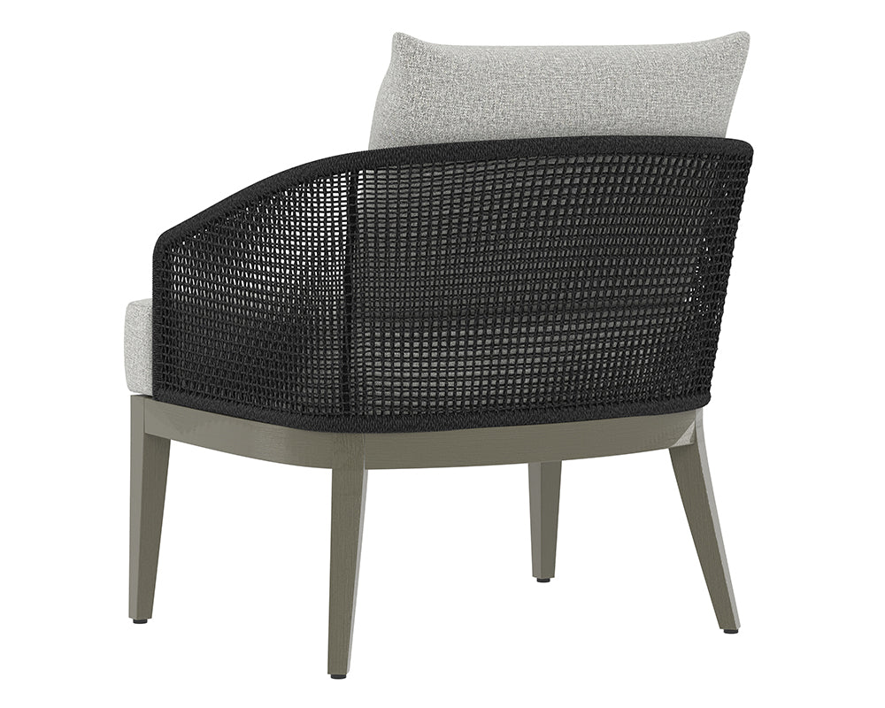 Capri Lounge Chair - Smoke Grey