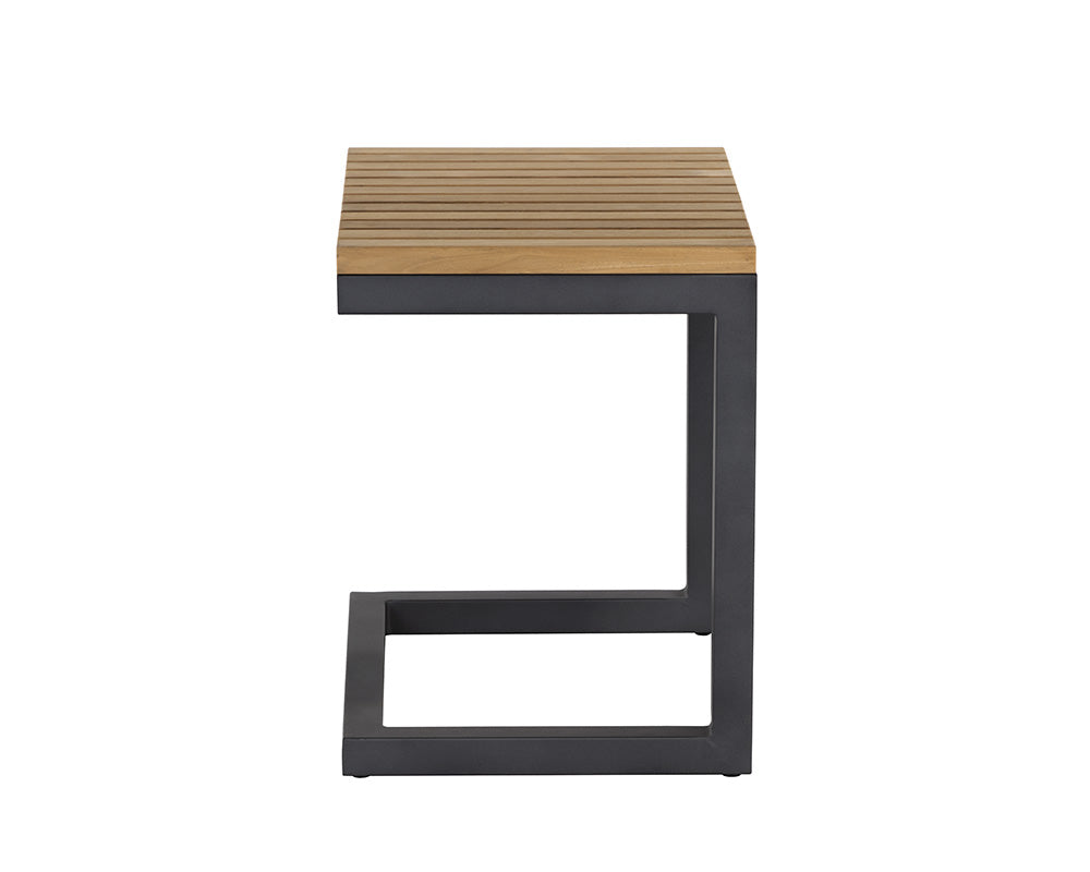 Geneve C-shaped End Table