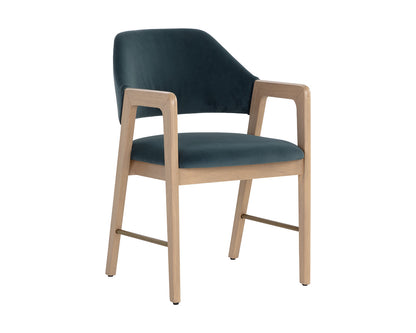 Milton Dining Armchair - Light Wash