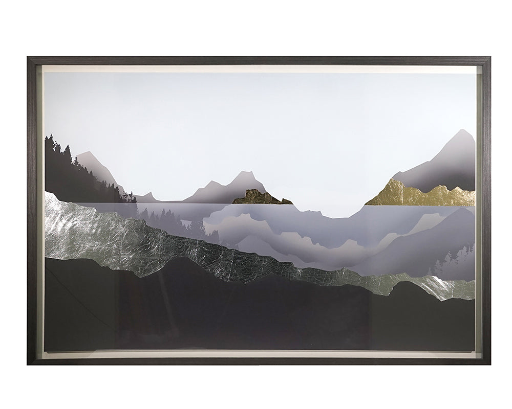 Great Exploration -  60" X 40" - Charcoal Frame